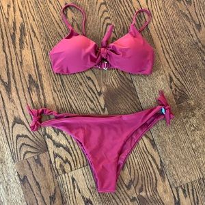 NWOT Burgundy bikini